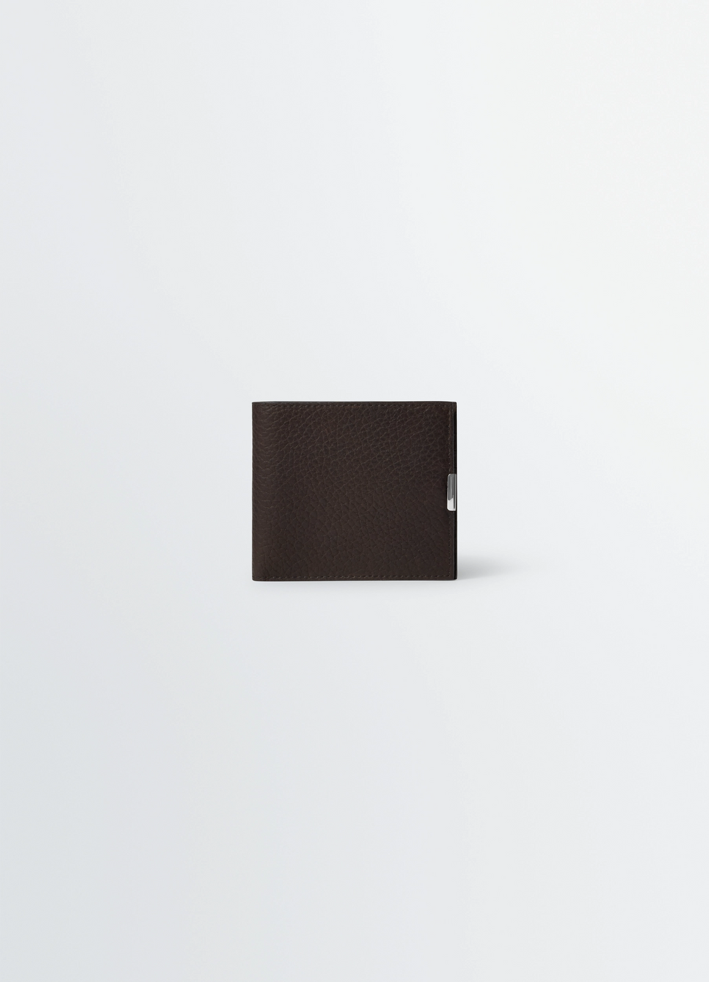 Soft tab bifold wallet in leather