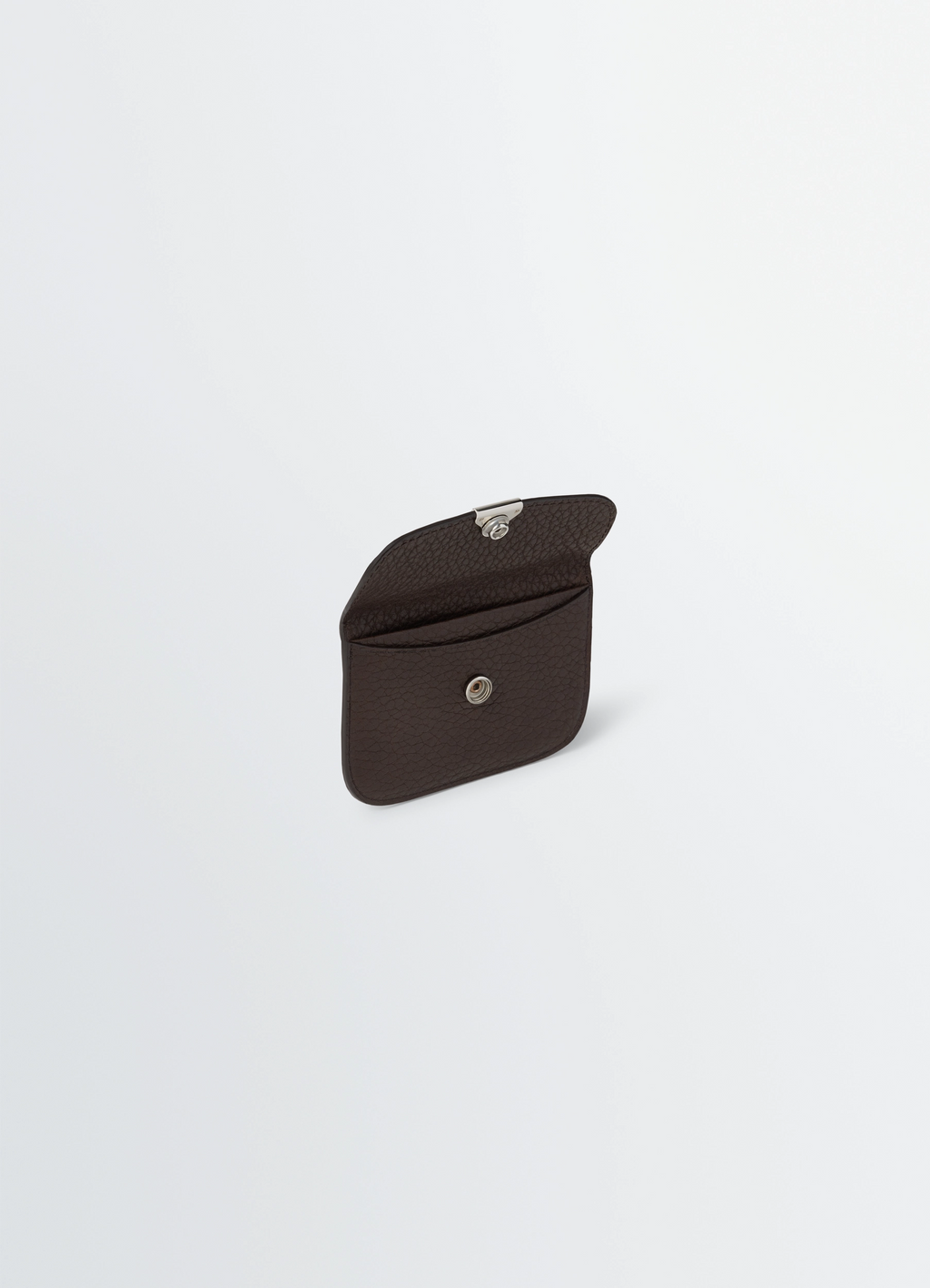 Porte-cartes soft tab en cuir brillant
