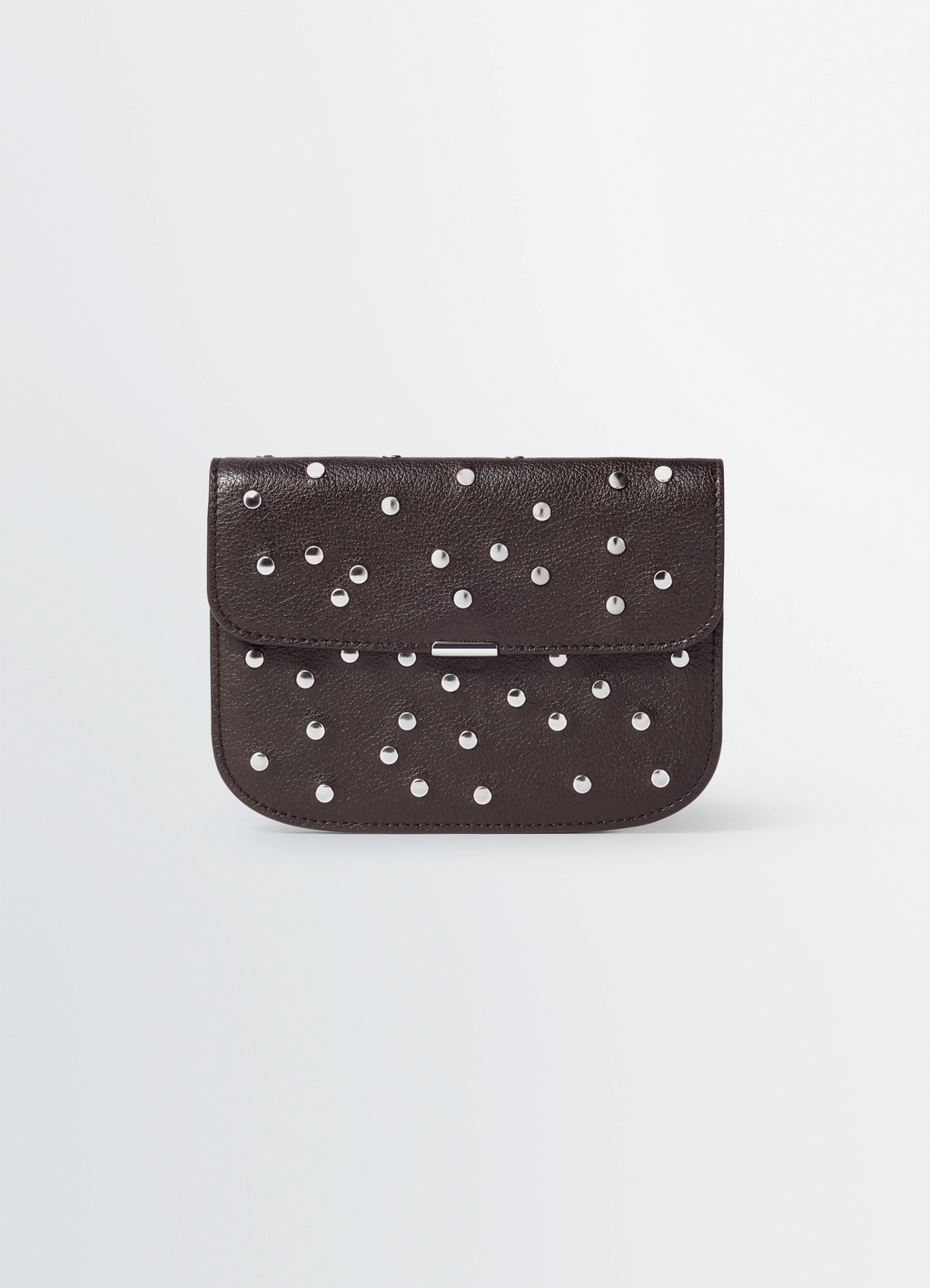 Soft tab studs dots wallet in leather