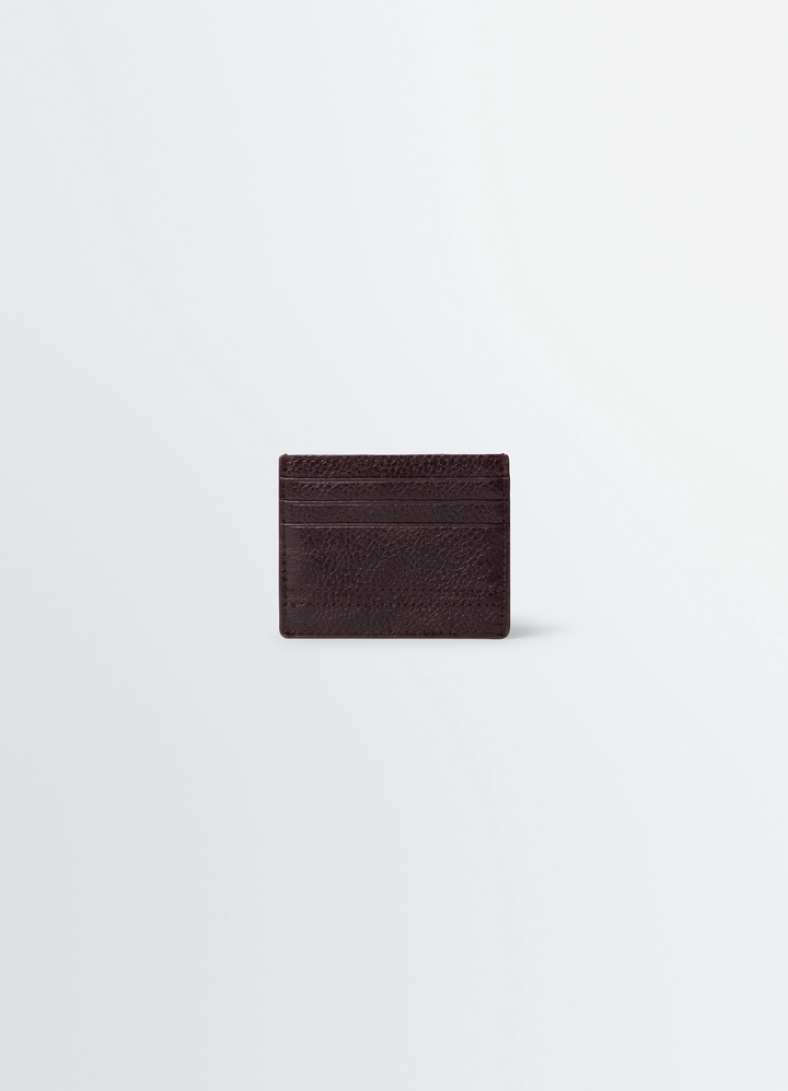 GEAR CARD HOLDER IN LEATHER