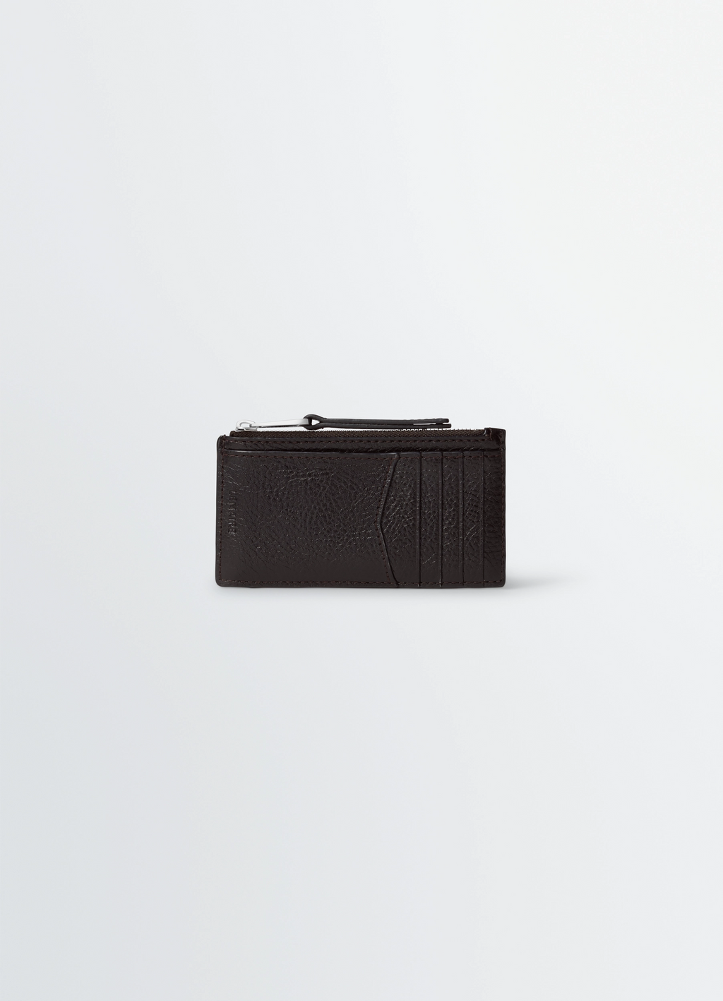 가죽 소재의 기어 카드 지갑 겸 동전 지갑