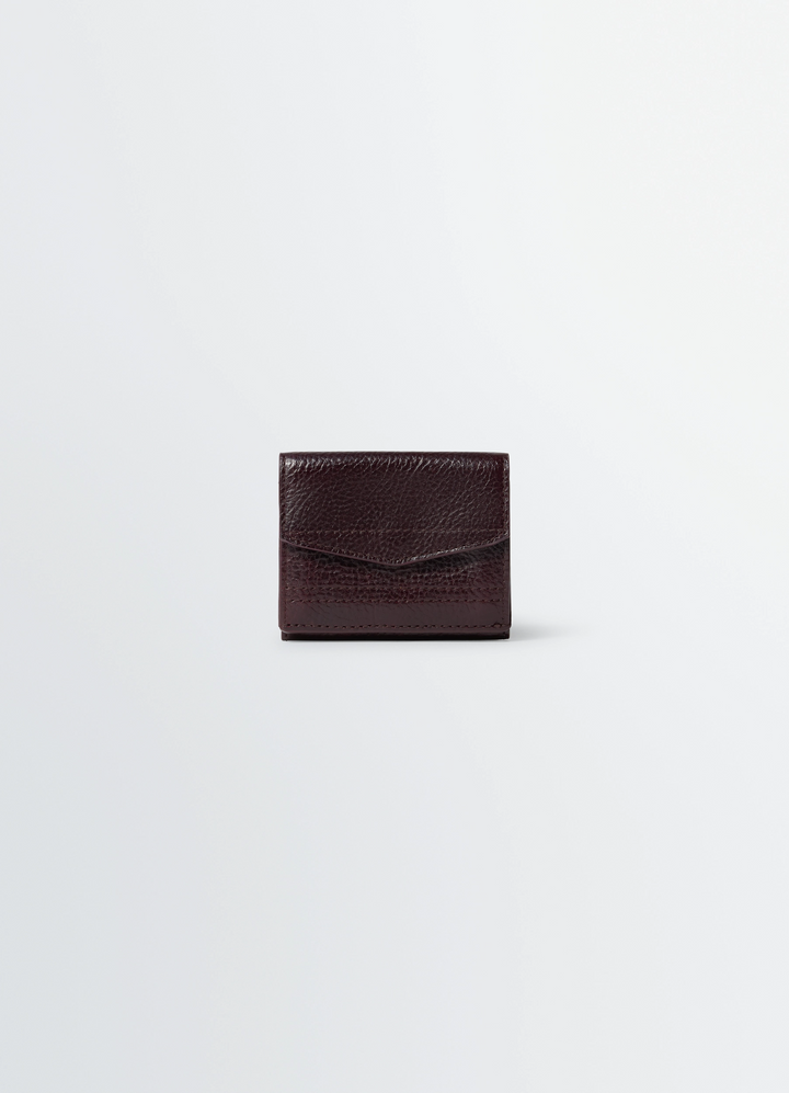 GEAR TRIFOLD WALLET IN LEATHER
