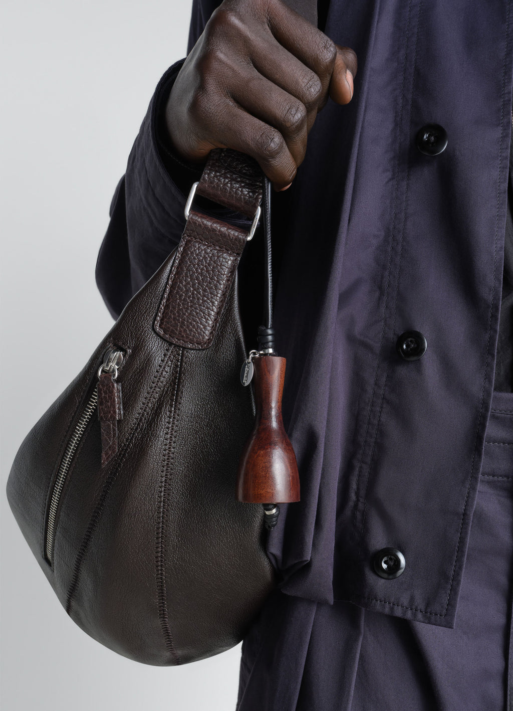 Charm de sac bottle en cuir