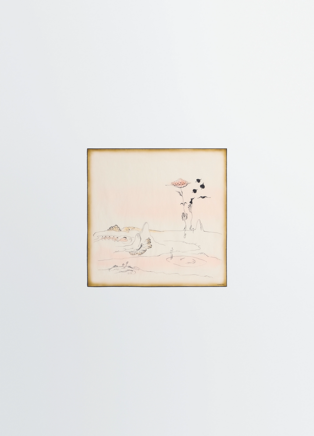 SCARF LANDSCAPE HABOTAI 60X60 IN SILK