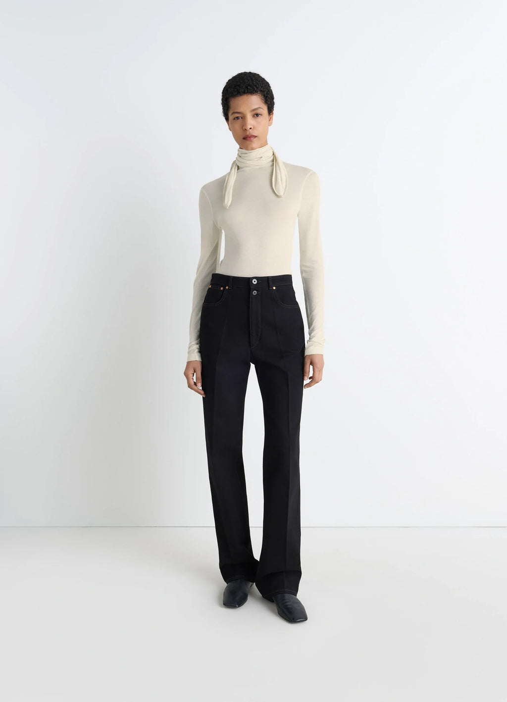 FOULARD TOP WITH PATCHS